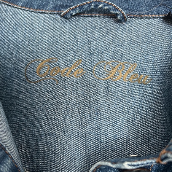 Woman code blue jean jacket size extra large nwt - Picture 3 of 4